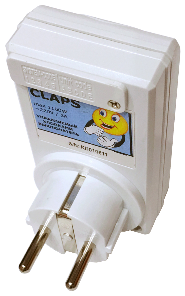 Хлопковый выключатель «CLAPS PLUG» - быстрое и удобное подключение